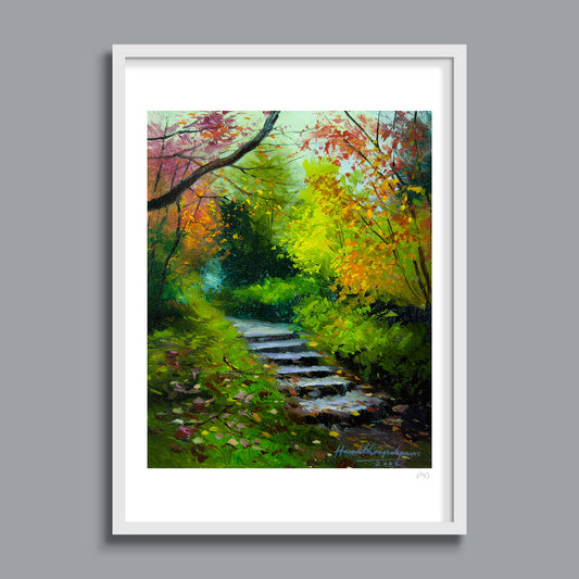 Park Stairway (Print)