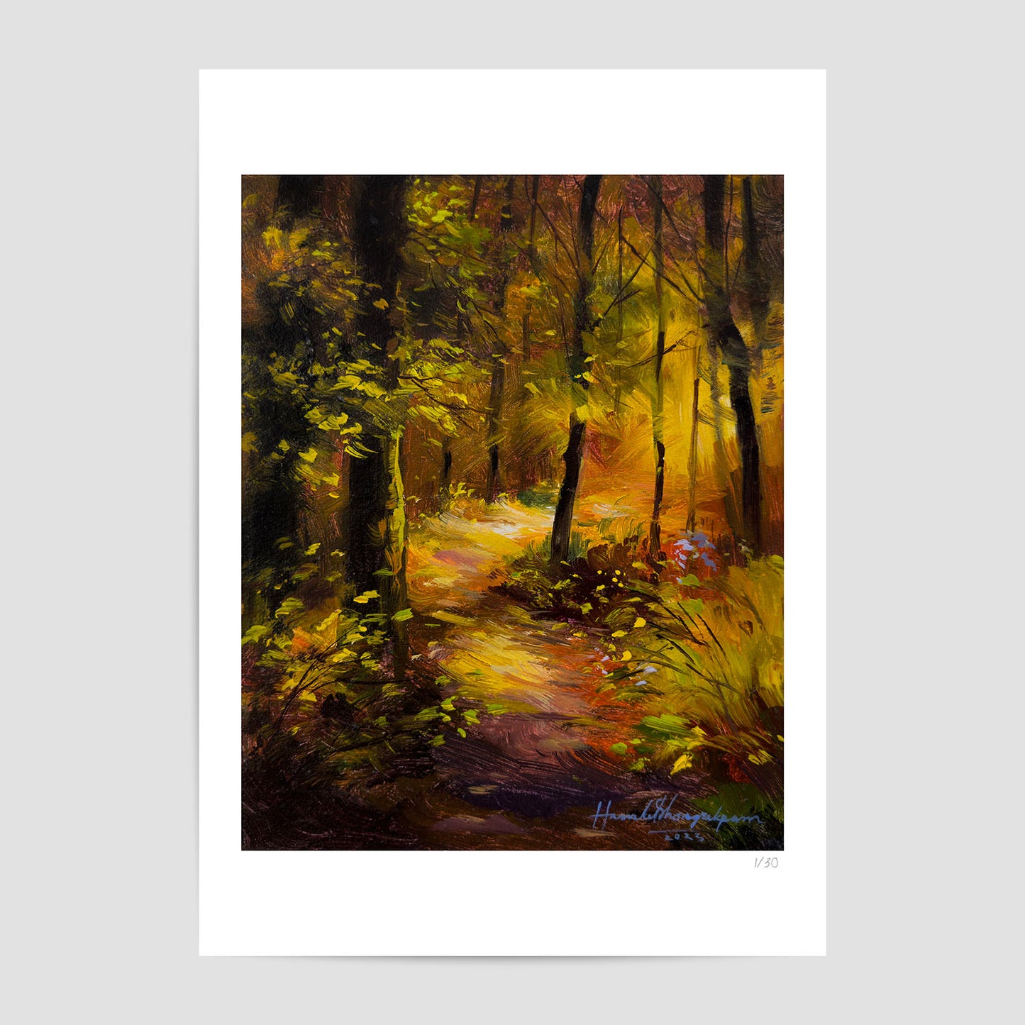 Road to The Sunlit Forest (Print)