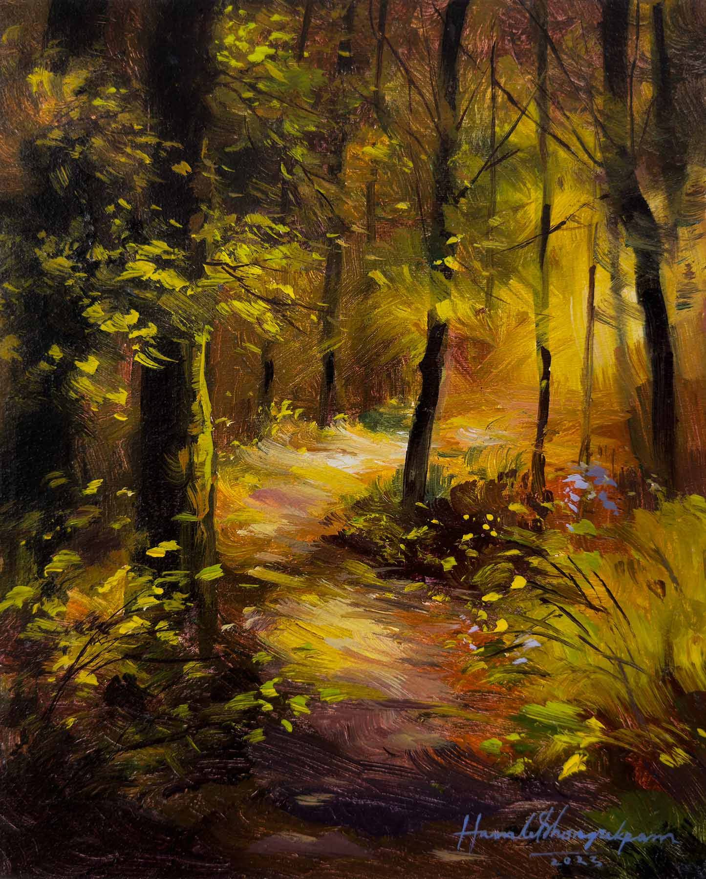 Road to The Sunlit Forest (Print)